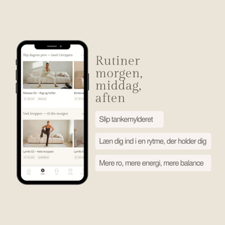 SmoonClub app - oversigt over guidede sessioner
