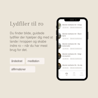 SmoonClub app - lydfiler og meditationer